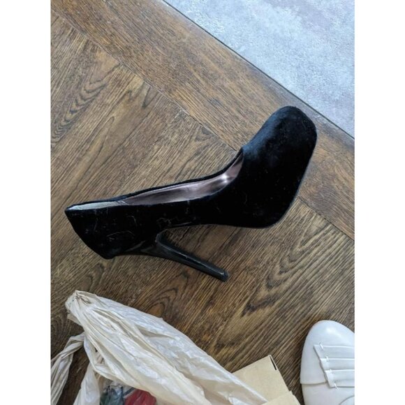 Vintage Velvet Dress High heels, Not worn - Picture 3 of 4